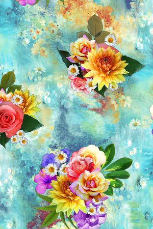 抽象印花华亿平台图片