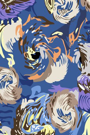 抽象印花华亿平台图片