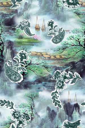 女装印花华亿平台图片