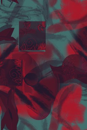 抽象印花华亿平台图片