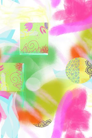 抽象印花华亿平台图片