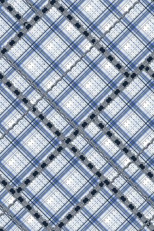 格子印花华亿平台图片