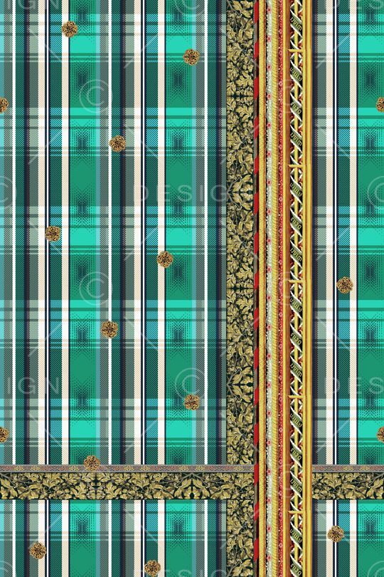 格子印花华亿平台图片