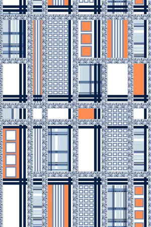 格子印花华亿平台图片