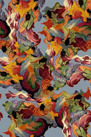 复古印花华亿平台图片