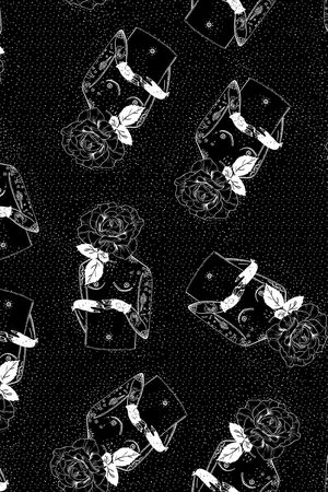 玫瑰花印花华亿平台图片