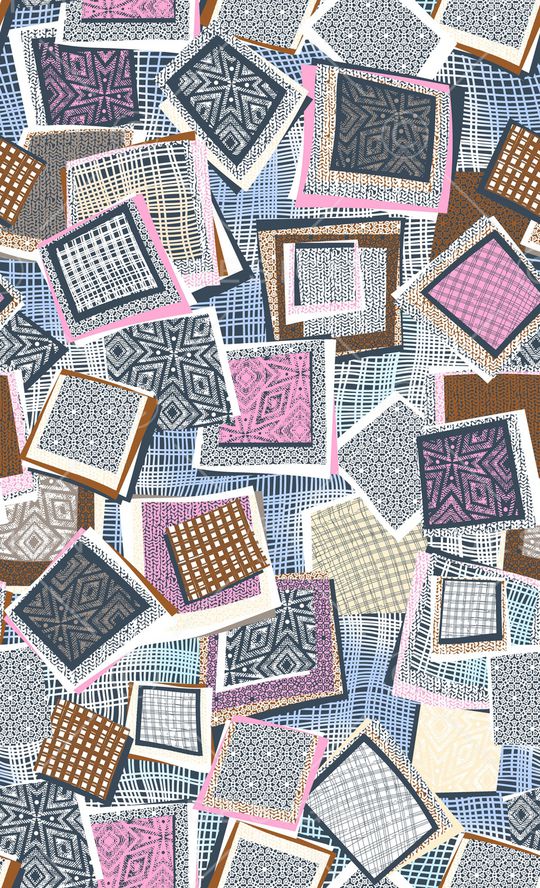 格子印花华亿平台图片