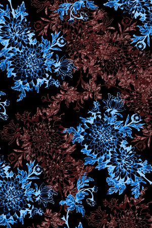 抽象男装印花华亿平台图片