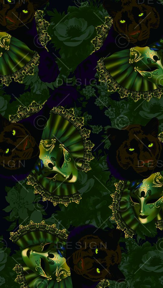 抽象男装印花华亿平台图片