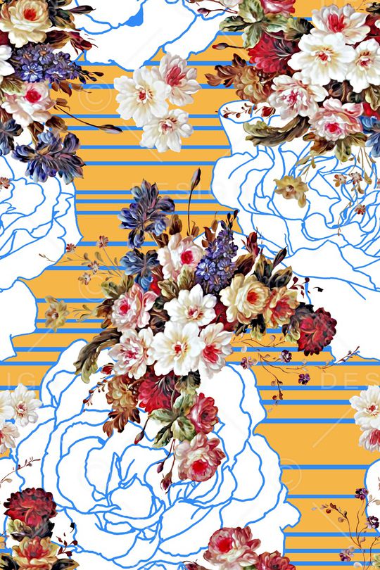 大牌风印花华亿平台图片