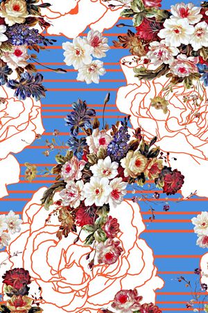 大牌风印花华亿平台图片