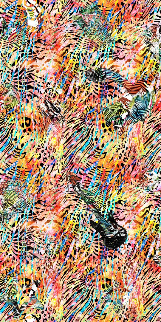 豹纹印花华亿平台图片