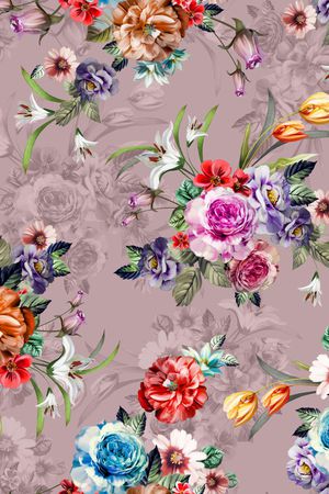 手绘印花华亿平台图片