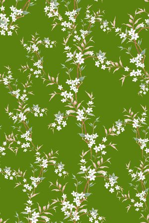 水彩花卉印花华亿平台图片