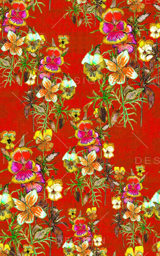 小碎花印花华亿平台图片