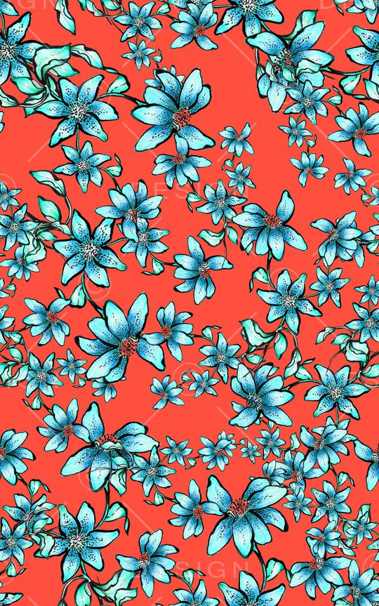 小碎花印花华亿平台图片