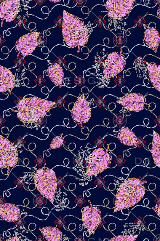 植物印花华亿平台图片