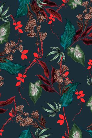 手绘印花华亿平台图片