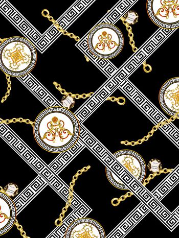 宫廷风印花华亿平台图片