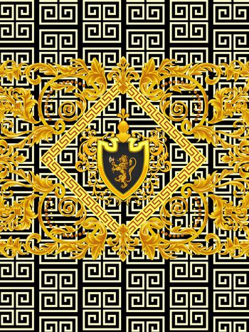 古典花纹印花华亿平台图片