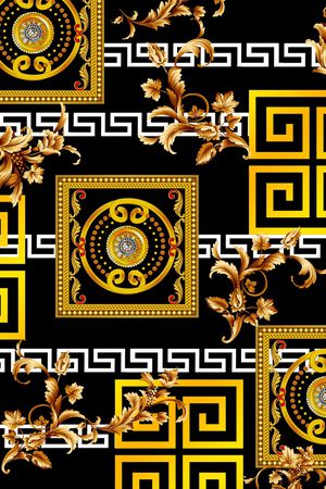 古典花纹印花华亿平台图片