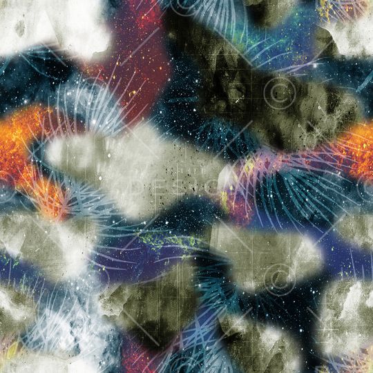 抽象印花华亿平台图片