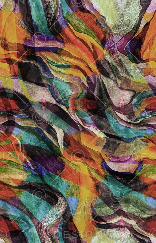 抽象印花华亿平台图片