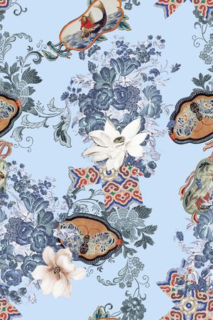 素雅印花华亿平台图片