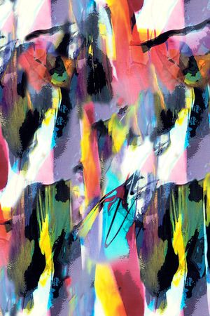 抽象印花华亿平台图片