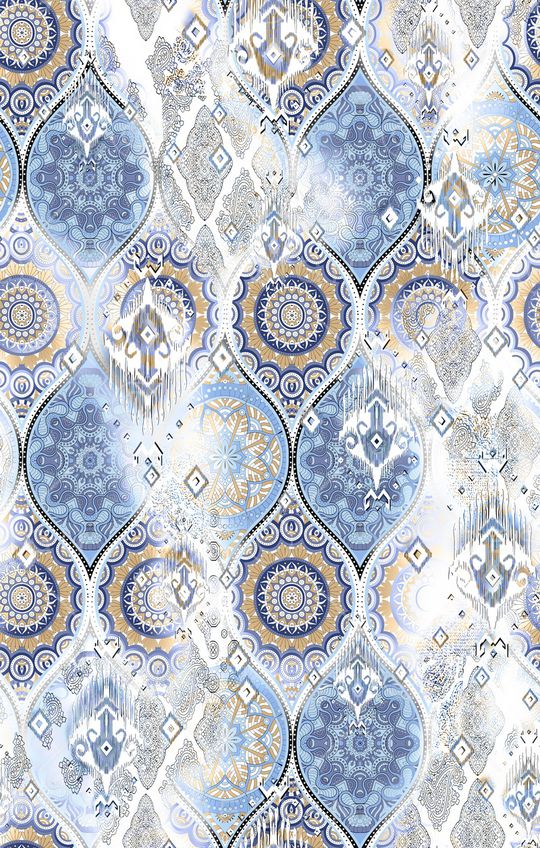 佩斯利印花华亿平台图片