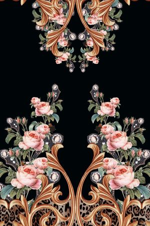 大牌风印花华亿平台图片