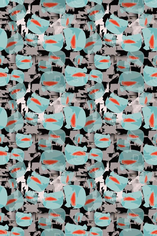 抽象印花华亿平台图片