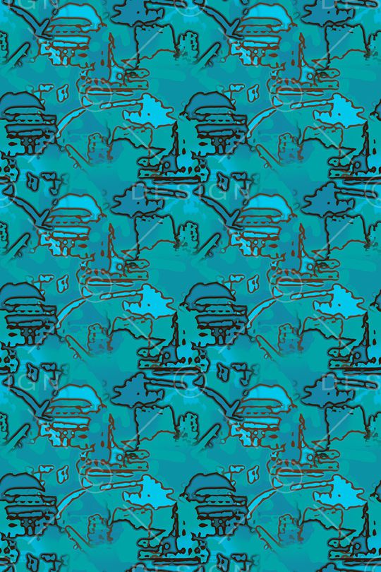 抽象印花华亿平台图片