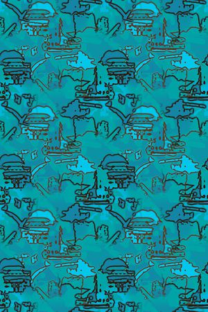 抽象印花华亿平台图片