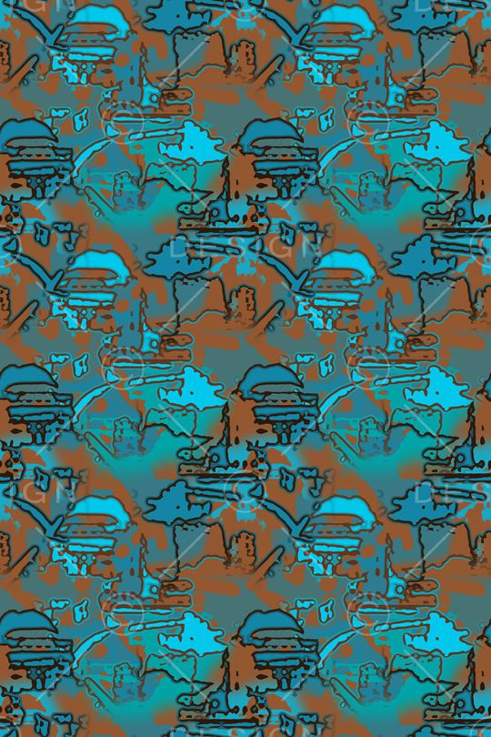 抽象印花华亿平台图片