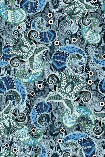 佩斯利印花华亿平台图片