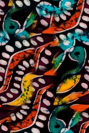 复古印花华亿平台图片