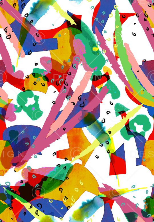 笔触印花华亿平台图片