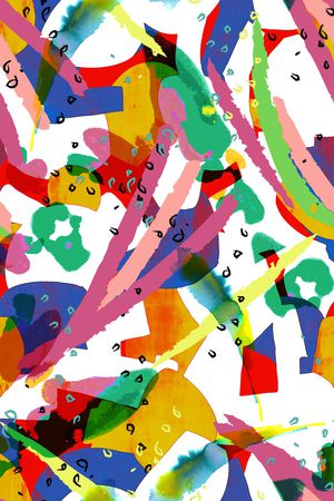 笔触印花华亿平台图片