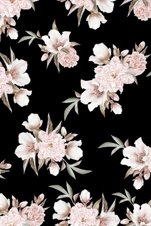 春夏华亿平台印花华亿平台图片