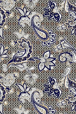 佩斯利印花华亿平台图片