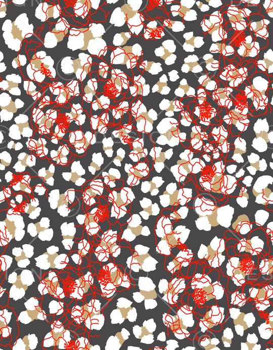 动物纹印花华亿平台图片