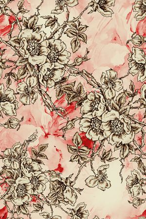 小碎花印花华亿平台图片