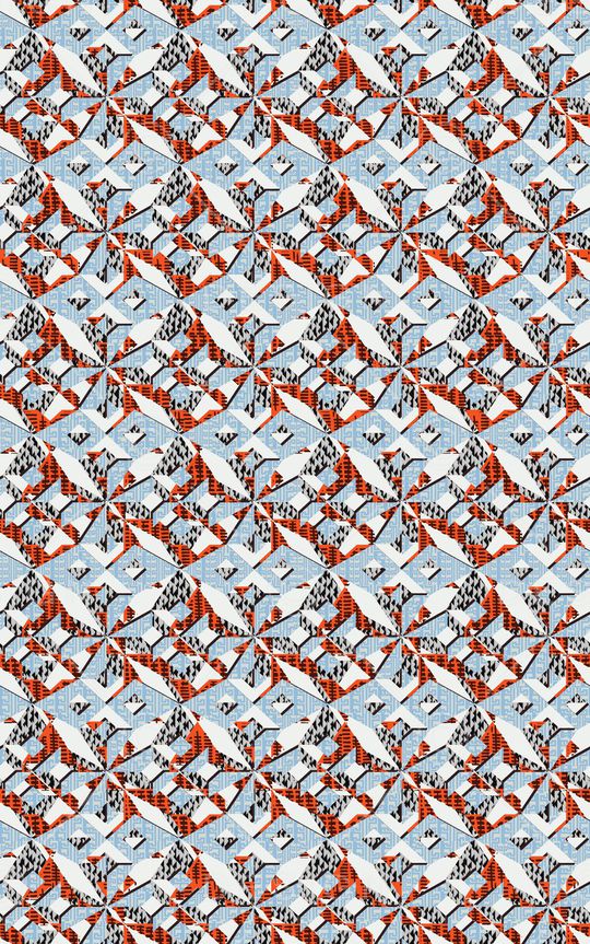 格子印花华亿平台图片