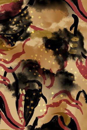 烟雾印花华亿平台图片