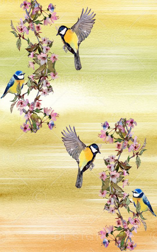 民族花卉印花华亿平台图片