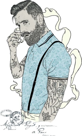 男装绣花印花华亿平台图片