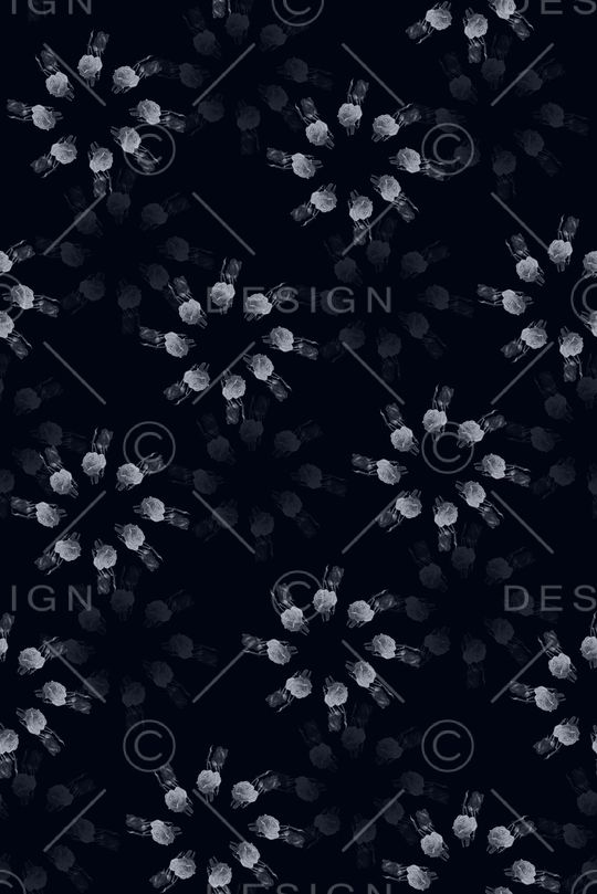 玫瑰花印花华亿平台图片