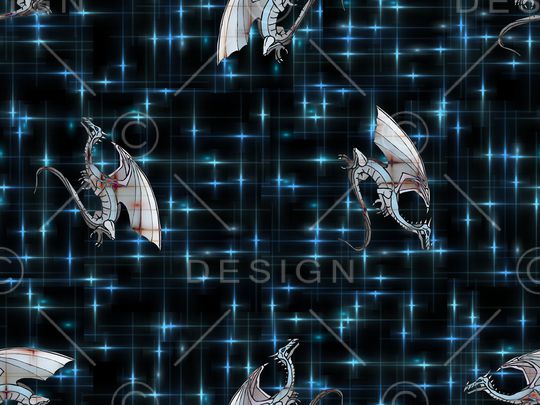 黑底花卉印花华亿平台图片