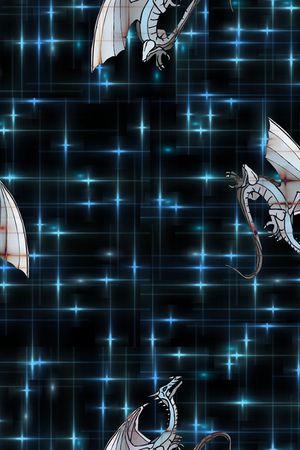 黑底花卉印花华亿平台图片